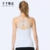 Hàng ngàn tinh thần khiêu vũ Mùa hè quần áo yoga mới đứng đầu phụ nữ gợi cảm trở lại nhẫn openwork thể thao