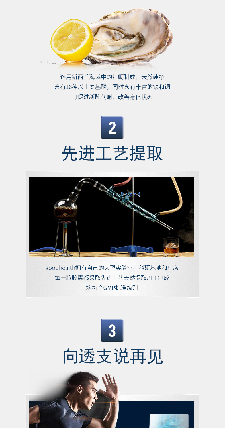 新西兰原装进口 goodhealth 牡蛎精华胶囊 男性保健品 图5