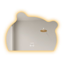 Bear Mirror Bathroom Washstand Smart Mirror Anti-fog Creative Kindergarten Childrens Wall-Mounted Customized Bathroom Mirror
