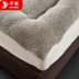 1,5m dày cashmere pad nhiệt futon nệm ký túc xá phụ 1.8m san hô fleece chăn flannel mùa đông - Nệm Nệm