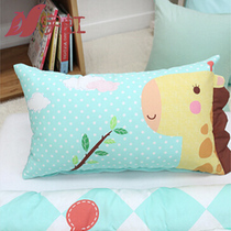 Yuhong childrens pillow cotton Korean cartoon kindergarten baby anti-deviation head pillow 1-3-6 years old buckwheat pillow