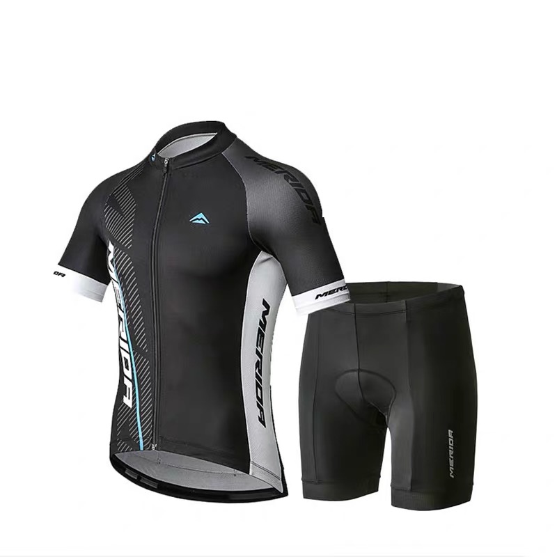 New Black Grey Beauty Short Sleeve Riding Suit Climbing Bike Suit Cycling cyclist Cycling Suit Riding Pants