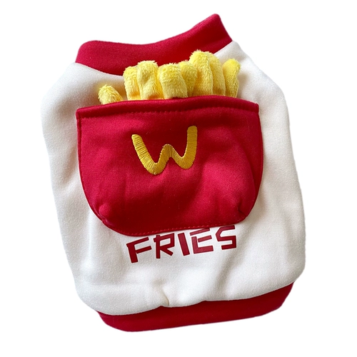 Домашние животные осенью и зимним толстым хлопчатобумажным карманом.