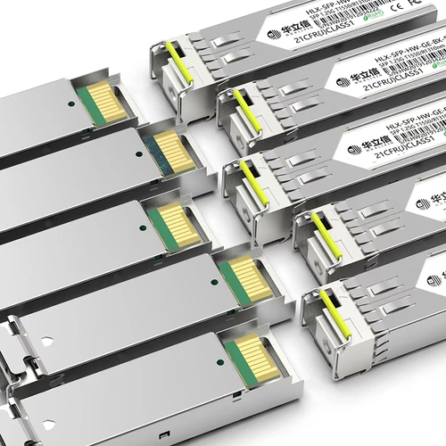 华立信 SFP+Light Module Gigabit Single Mode Single Fiber 3/20/40/60/80 км, совместимый с H3C Huawei Cisco LC Интерфейс 1 модуль света