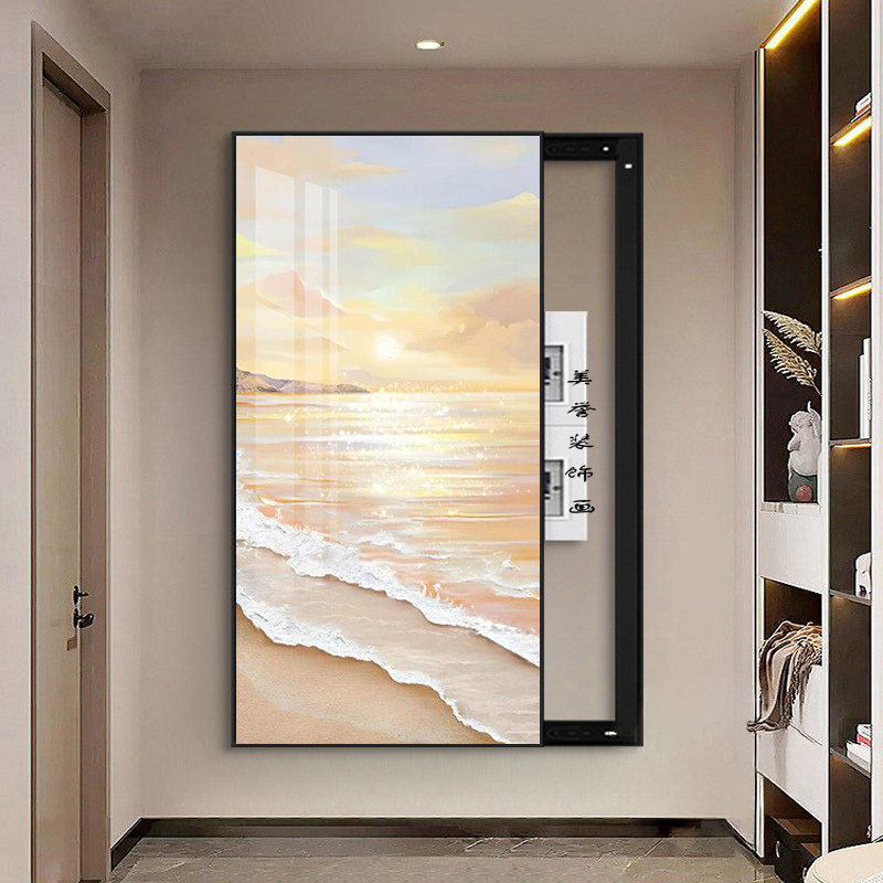 Cream-Style Seascape Decorative Painting for Electric Meter Box, Large Size, High-End Feel, Covering Main Switch, Weak Current Box, Fire Hydrant Hanging Painting Cream-Style Seascape Decorative Painting for Electric Meter Box, Large Size, High-End Feel, Covering Main Switch, Weak Current Box, Fire Hydrant Hanging Painting