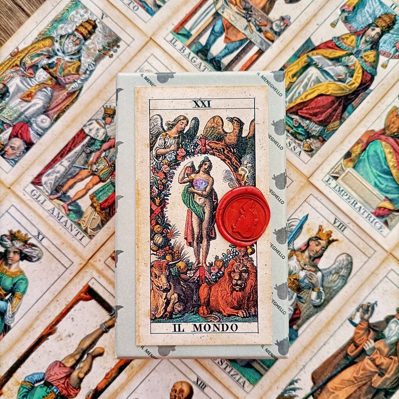 In Stock Italian Menegro Soprafino Tarot Handmade Marseille Tarot Cards