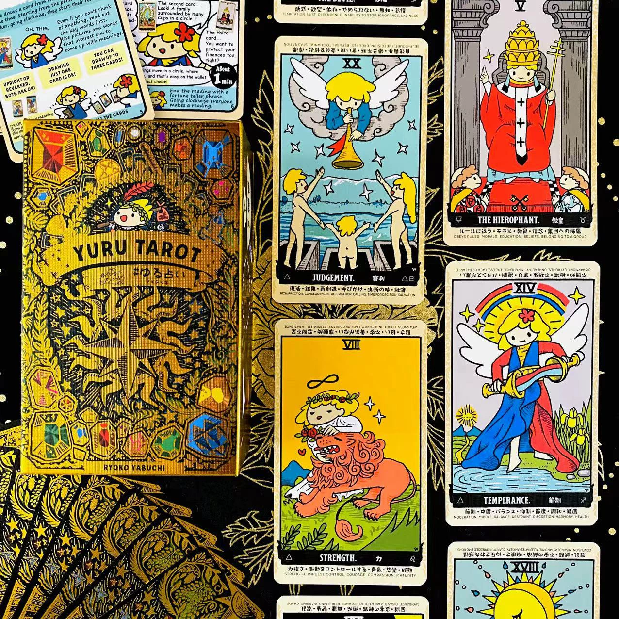 Spot Yuru Tarot Полный набор версия 78 фото Вит Таро Китай Эксклюзив