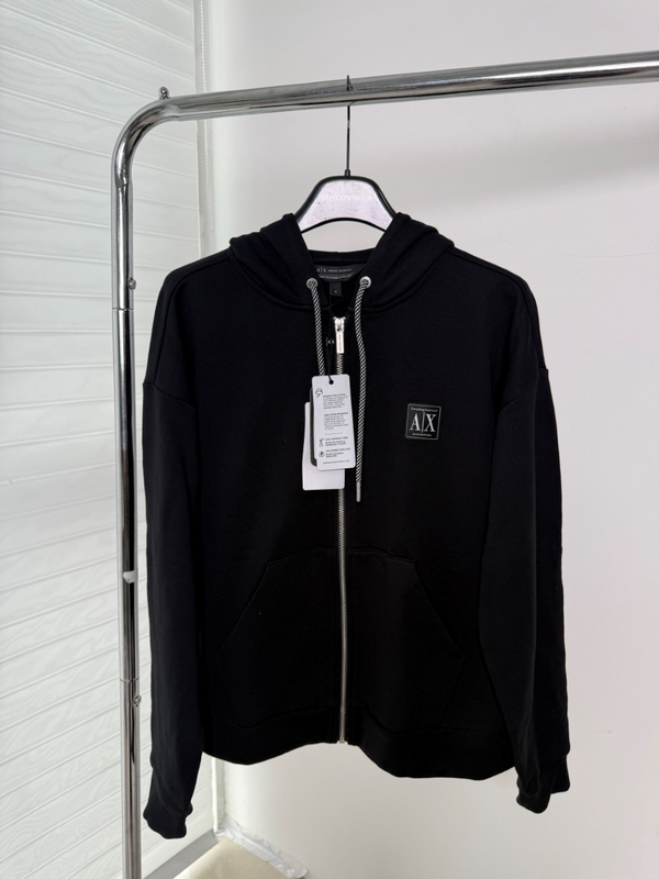 Armani Women's Spring and Autumn Sweatshirt Hoodie Zipper Cardigan Casual Loose Thin Jacket Women's Sports Top Armani Women's Spring and Autumn Sweatshirt Hoodie Zipper Cardigan Casual Loose Thin Jacket Women's Sports Top