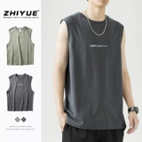 Летняя футболка без рукавов, спортивный баскетбольный жилет для спортзала, оверсайз