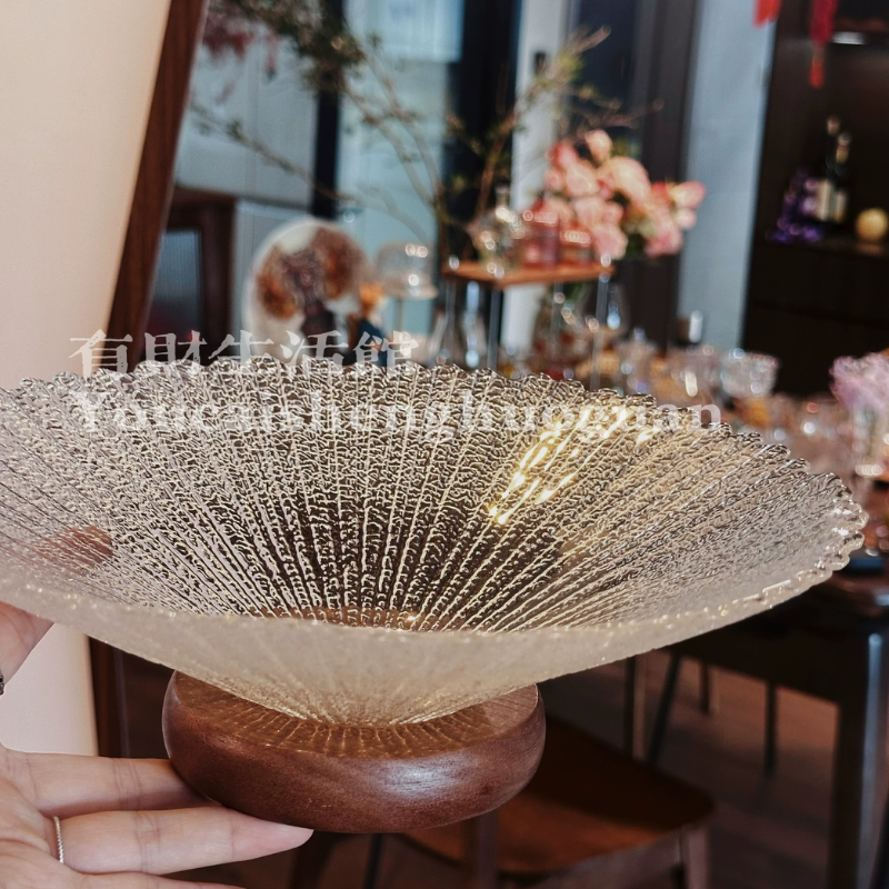Chinese-Style Fruit Plate for Home Use, Living Room Coffee Table Nut Plate, High-End Exquisite Snack Plate, Coffee Table Vintage Chinese-Style Fruit Plate for Home Use, Living Room Coffee Table Nut Plate, High-End Exquisite Snack Plate, Coffee Table Vintage