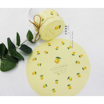 Mo Fei original round ins lemon cream jam crepe with gift sealing paper wrapping paper origami kraft paper