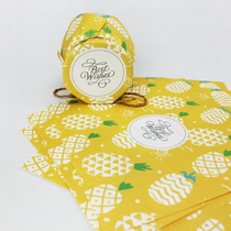 Ink kraft paper baking packaging yogurt pudding bottle honey bottle hi honey packaging paper sealing paper bottle cap paper custom-made