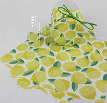 Ink kraft paper jam Sichuan shellfish lemon sauce cream crepe wrapping paper pudding honey bottle cap jar sealing paper fold