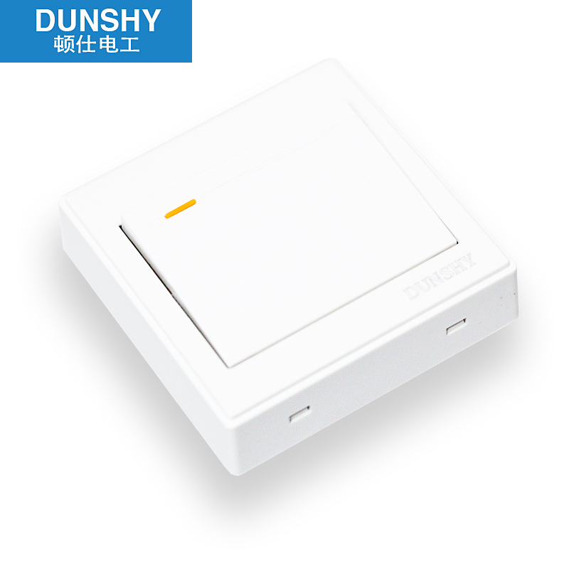 Type 86 WALL SWITCH YALWHITE MING FIT SWITCH SOCKET PANEL POWER LIGHT SINGLE OPEN SWITCH ONE OPEN SINGLE CONTROL SWITCH