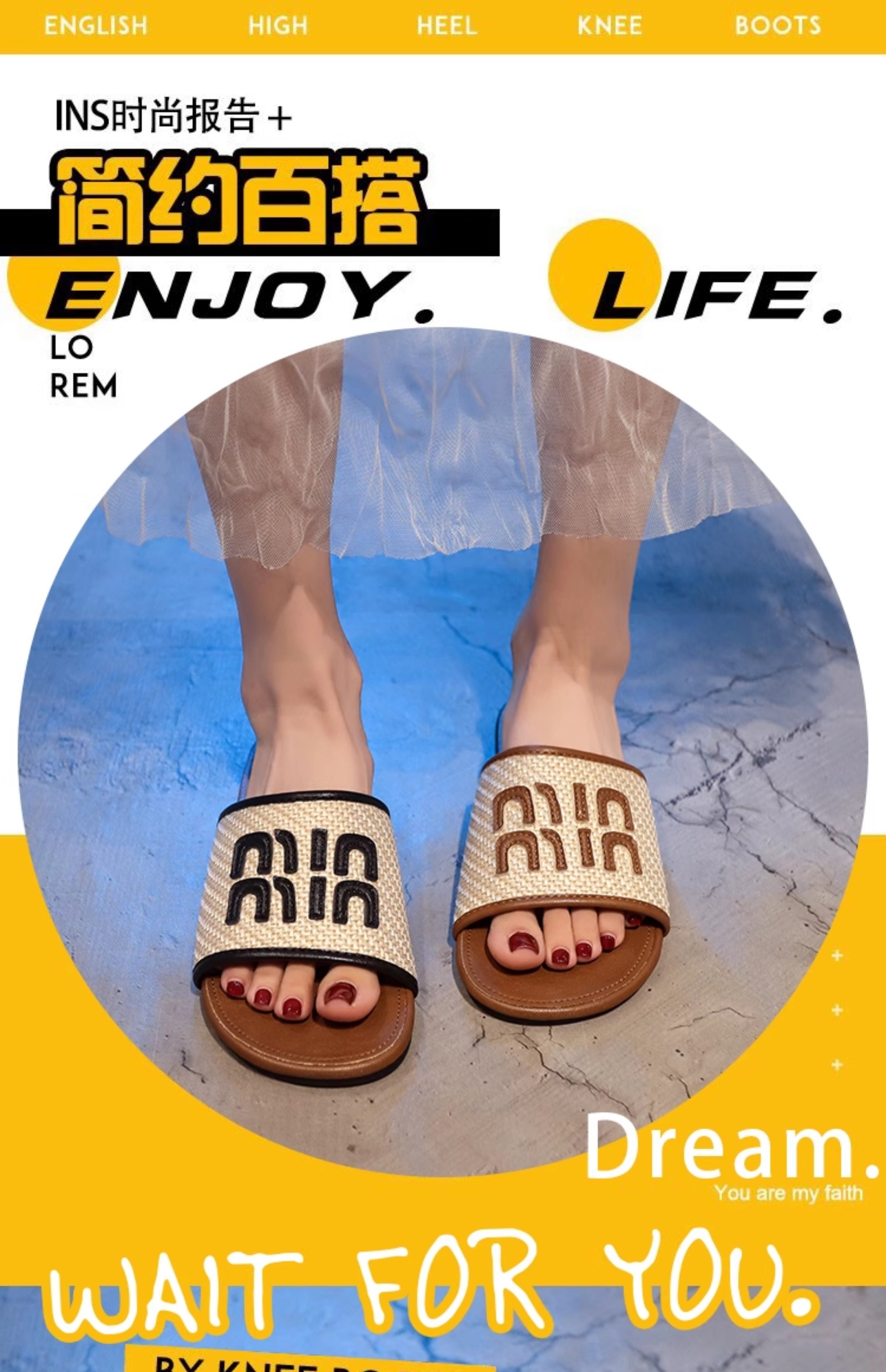 Woven Letter Slides - $8.32 Direct from Taobao China - Product image 7