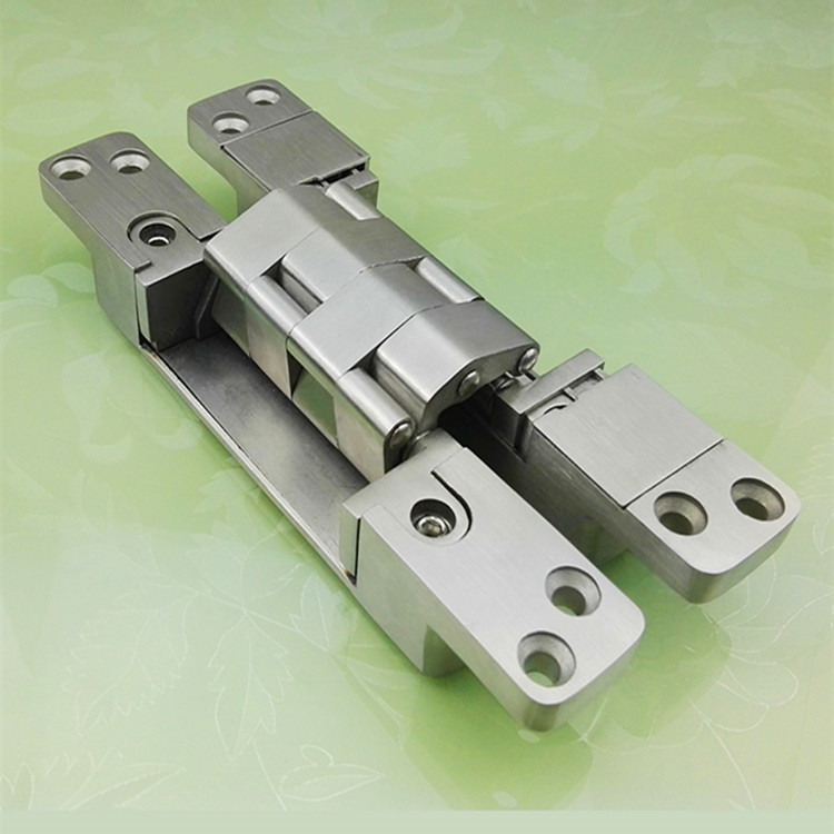 Rhineland Stainless Steel Dark Hinge Invisible Three-dimensional Adjustable Dark Hinge Cross Wood Door Hide Door Loose-leaf Hinge Folding Page