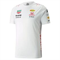2021 new F1 Formula One Formula One racing suit white short sleeve T-shirt Vestapan Special Edition Red Bull Racing