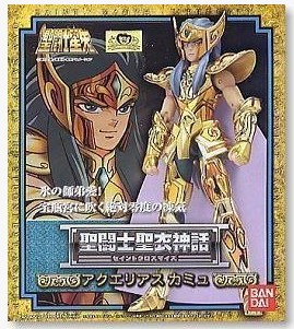 Japanese version of the new spot Saint Cloth Myth Gold Saint Seiya 10 old version Aquarius Camouflage