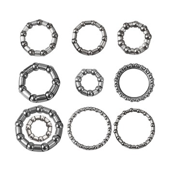 Mountain bike handlebar front fork handlebar front and rear central axis steel balls are suitable for ubergiant bicycle ball frame bearing balls