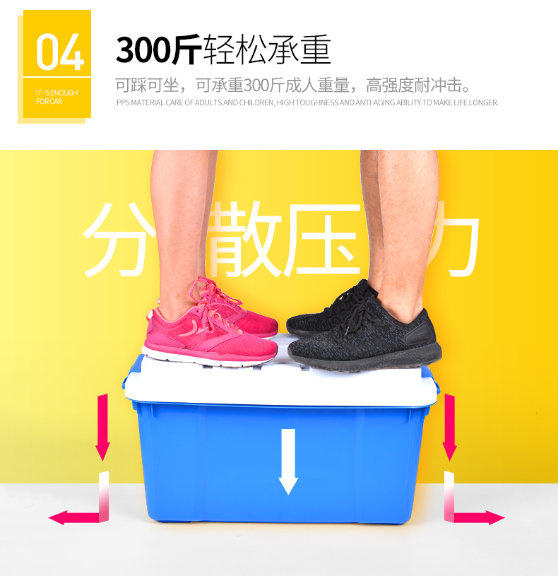 双11超级红包!!多功能汽车后备储物箱29元包邮,高强度耐冲击,环保PP材质,质量超好