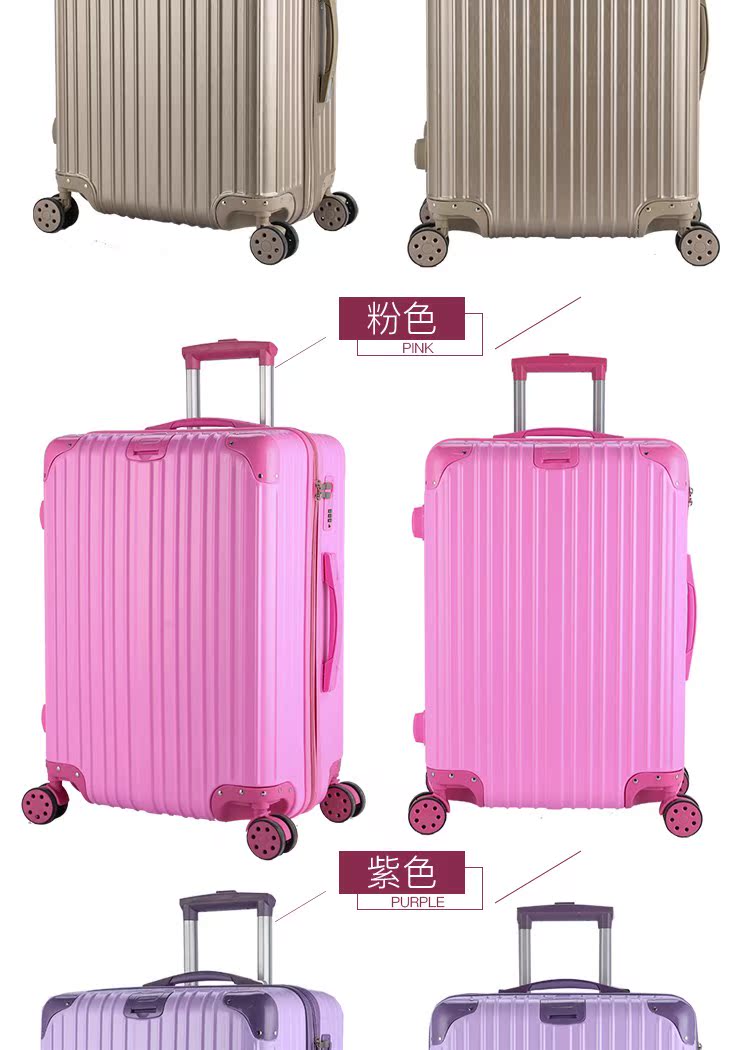 Hộp mật khẩu vali nữ nhỏ tươi phiên bản Hàn Quốc của vali hành lý trường hợp nam sinh viên đại học dễ thương hành lý du lịch 24 inch - Va li vali kéo giá rẻ 100k