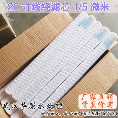 10 inch 20 inch 30 inch 40 inch wire wound filter flat mouth with skeleton filter element plating factory filter cotton core