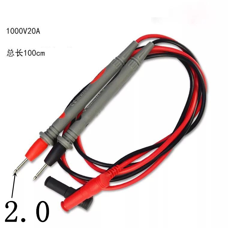 Universal meter pen special tip meter line Digital digital pointer Special tip gold-plated copper needle universal meter pen 1000V 20A