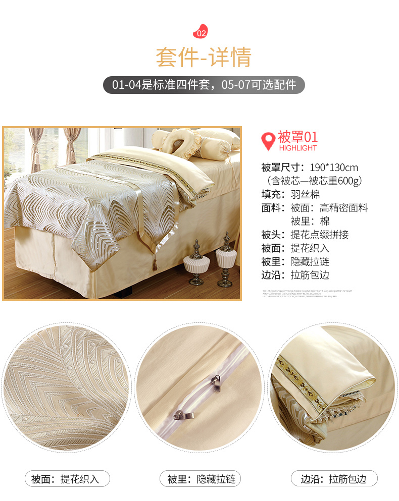 thẩm mỹ viện cao cấp Ming bảng massage vẻ đẹp bedspread denim jacket nhỏ phong cách châu Âu sang trọng và các sản phẩm đặc biệt với lỗ phổ biến - Trang bị tấm khăn trải giường spa