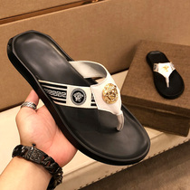 Medusa slippers mens summer wear Flip-flops mens non-slip soft bottom sandals