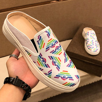 Joint name Liden Armani thick-soled half-slippers men lazy man Baotou cool wear personality trendy shoes 2021 mens shoes