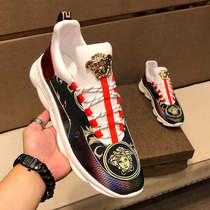 Medusa mens shoes thick soled father shoes mens ins tide wild 2021 spring and summer new breathable sports shoes