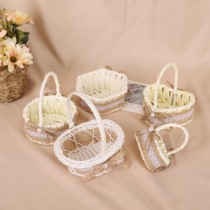 Creative childrens small flower basket wedding decorations home ornaments basket snacks candy basket gift mini basket