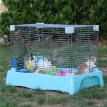 Luxury spray-proof urine-proof nibbling pet rabbit and mouse cage with drawer Small large nest house Rabbit supplies