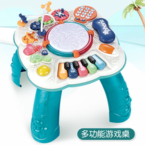 Baby game table baby toys 1 year old educational early education children 6 months multifunctional learning table girls Childrens Day