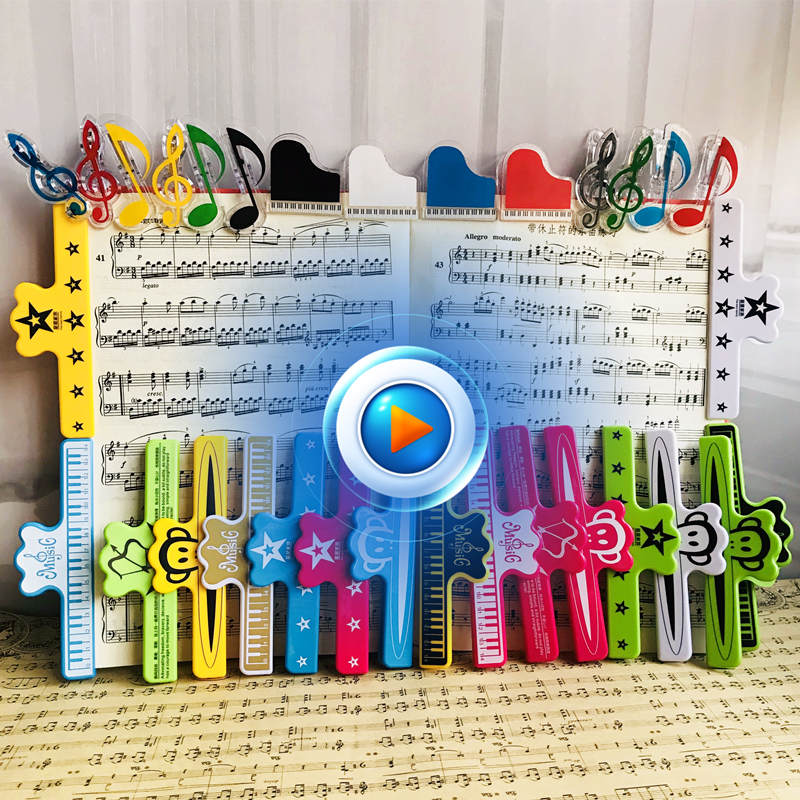 Piano sheet music clip Note clip Book holder Ticket receipt Five-wire pressure spectrum clip Spectrum clip Piano clip spectrum rack