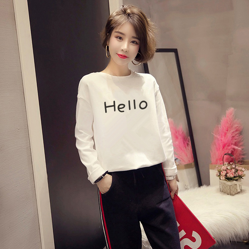 Quần áo phụ nữ xã hội, tinh thần, nhanh tay, đỏ, nhỏ, em gái thuần khiết, đẹp lớn, cùng một đoạn, mùa hè đỏ, phiên bản Hàn Quốc, áo sơ mi, áo thun dài tay áo phông nữ chất đẹp
