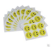Yongji YS063 Smile Sticker Sticker Sticker Diameter 35mm Smiley Sticker Paper 12 Bag