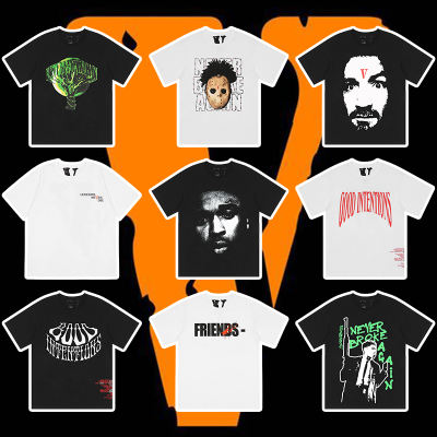 23SS Vlonecamp American short-sleeved men's and women's big V Hiroshi Fujiwara collaborates on high street loose couple summer T-shirts