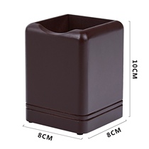 Huixing 1001 wooden pen holder 1002 high-end creative and beautiful pen holder pen holder office stationery with printable logo