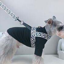 Tide Dog Vest Type Traction Rope Chest Harness Retractable Item Ring Small Dog Teddy Walk Dog Rope Pet Supplies