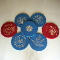 Round cushion Chinese style minimalist chair cushion tatami yoga mat sponge tea road bushel embroidered rattan chair cushion