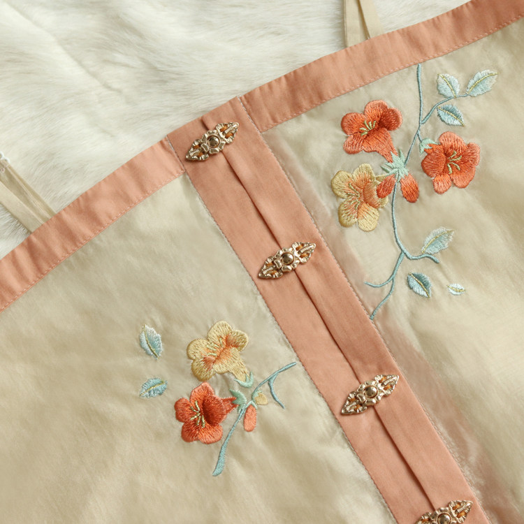 Nanya Collection (Milk Salt Biscuits Series) Original Hanfu with Daily Versatile Embroidery Main Waist
