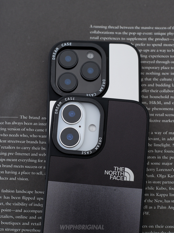The North Face New Two Tone Matte Anti Slip Plus/Pro/Max – 16, 15, 14, 13, 12 iPhone Case