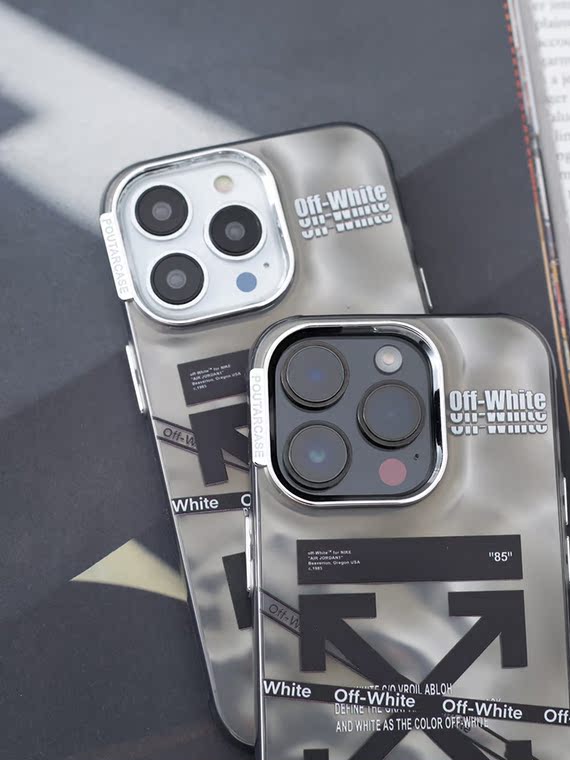 OFF White Matte 15, 14, 13, 12, 11 iPhone Case