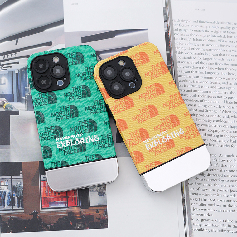 The North Face New Synthetic Leather 14, 13, 12 iPhone Case