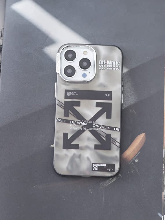 OFF White Matte 15, 14, 13, 12, 11 iPhone Case