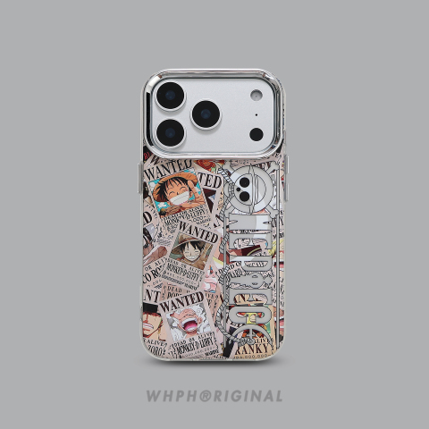 One Piece Wanted Posters 15 Pro Max iPhone Case