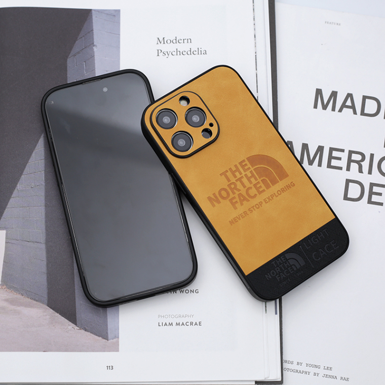 The North Face New Faux Leather 14, 13, 12 iPhone Case