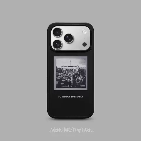 To Pimp A Butterfly MagSafe Black Matte iPhone Case for iPhone 17, 16, 15, 14 and 13
