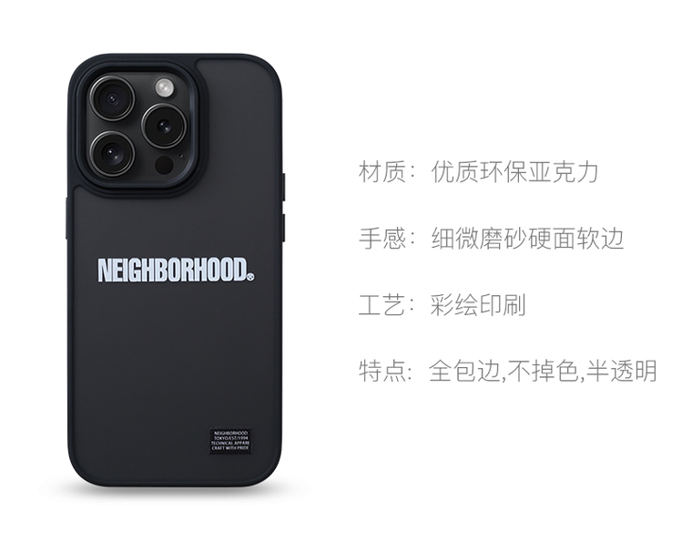 NBHD Neighborhood 15, 14, 13, 12 iPhone Case